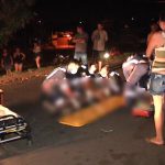 Motociclista é socorrido inconsciente após acidente na avenida dos Xetas, em Umuarama